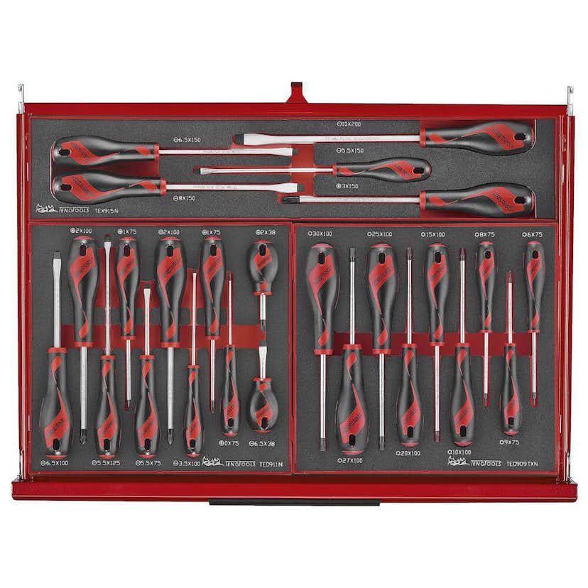 Verktygsset Teng Tools 418 -Delar