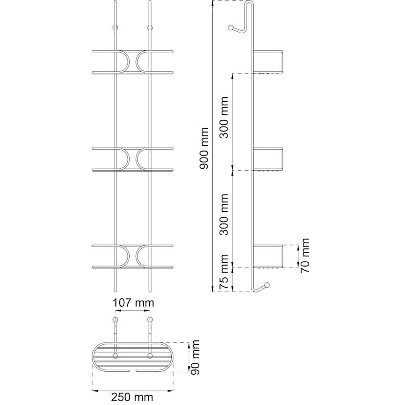 Blandarkorg Habo Ambrosia Triplet Krom