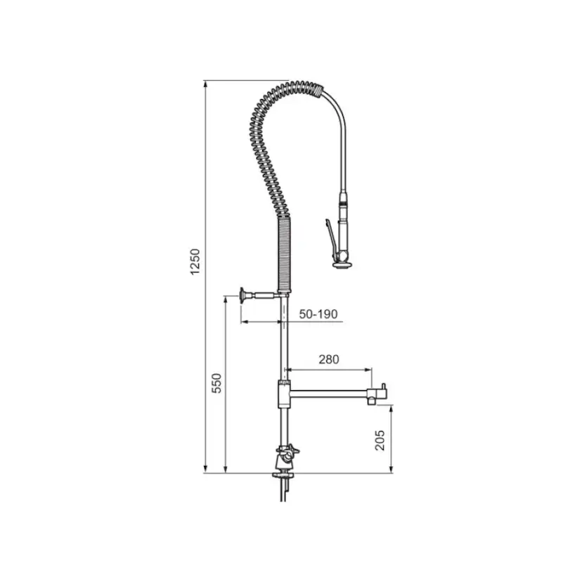 Köksblandare Fm Mattsson Rogen Flexi