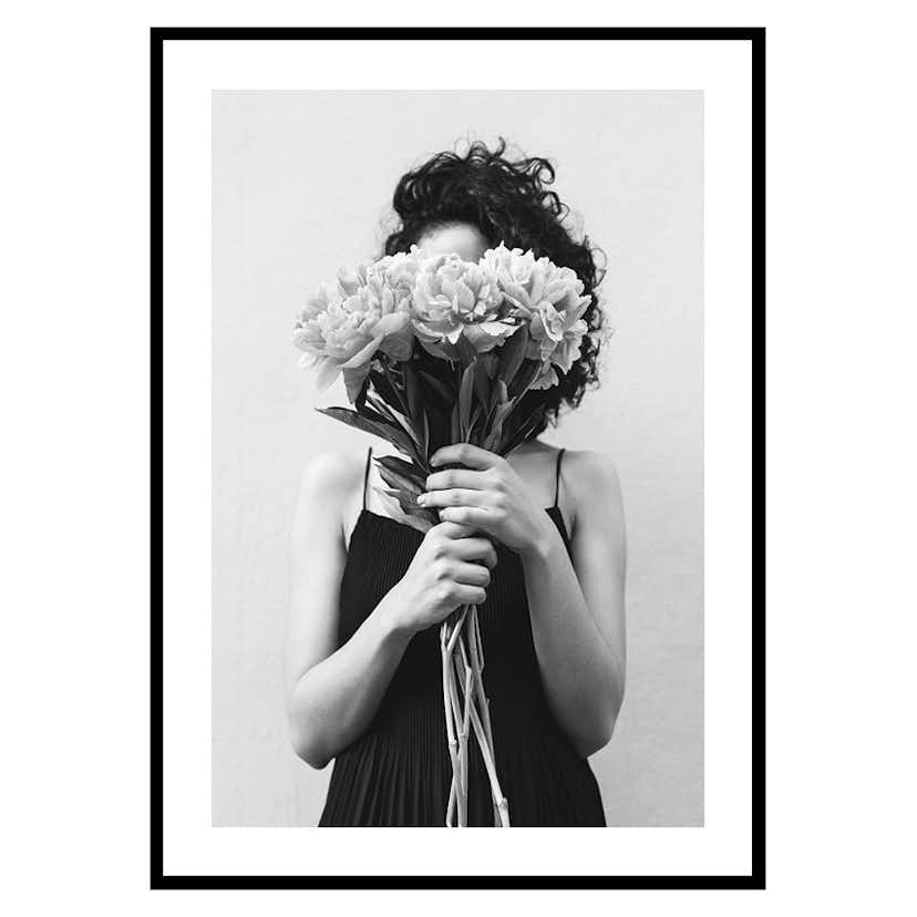 Poster Gallerix Bouquet BW