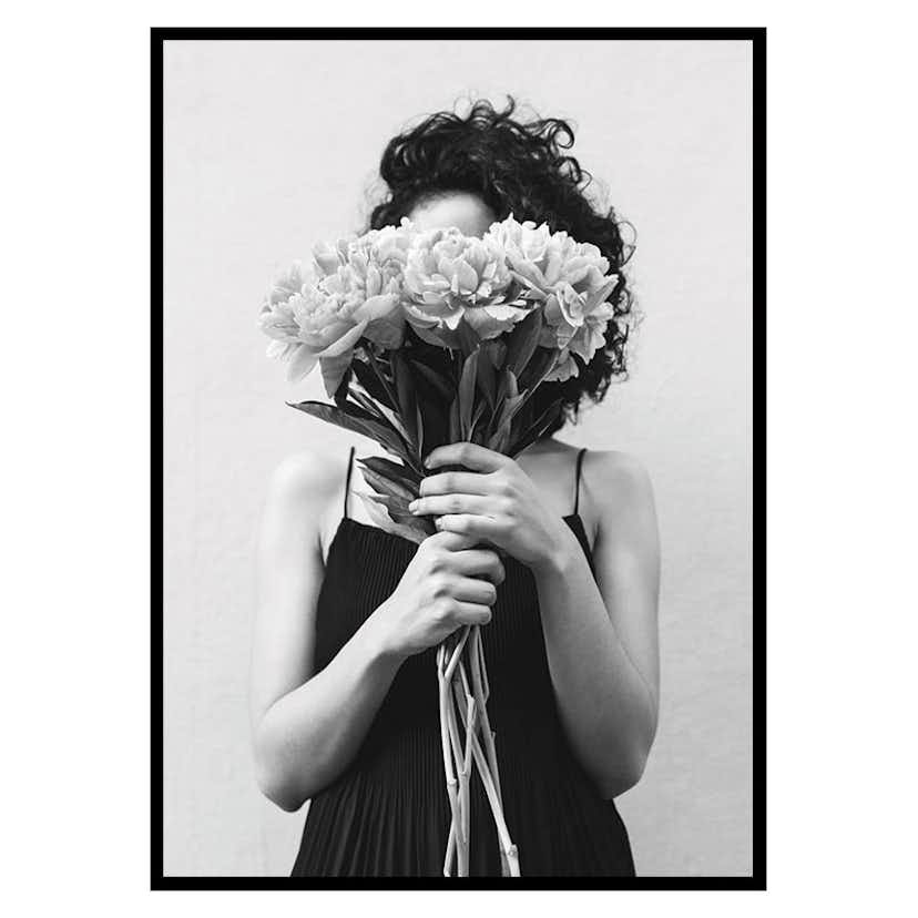 Poster Gallerix Bouquet BW