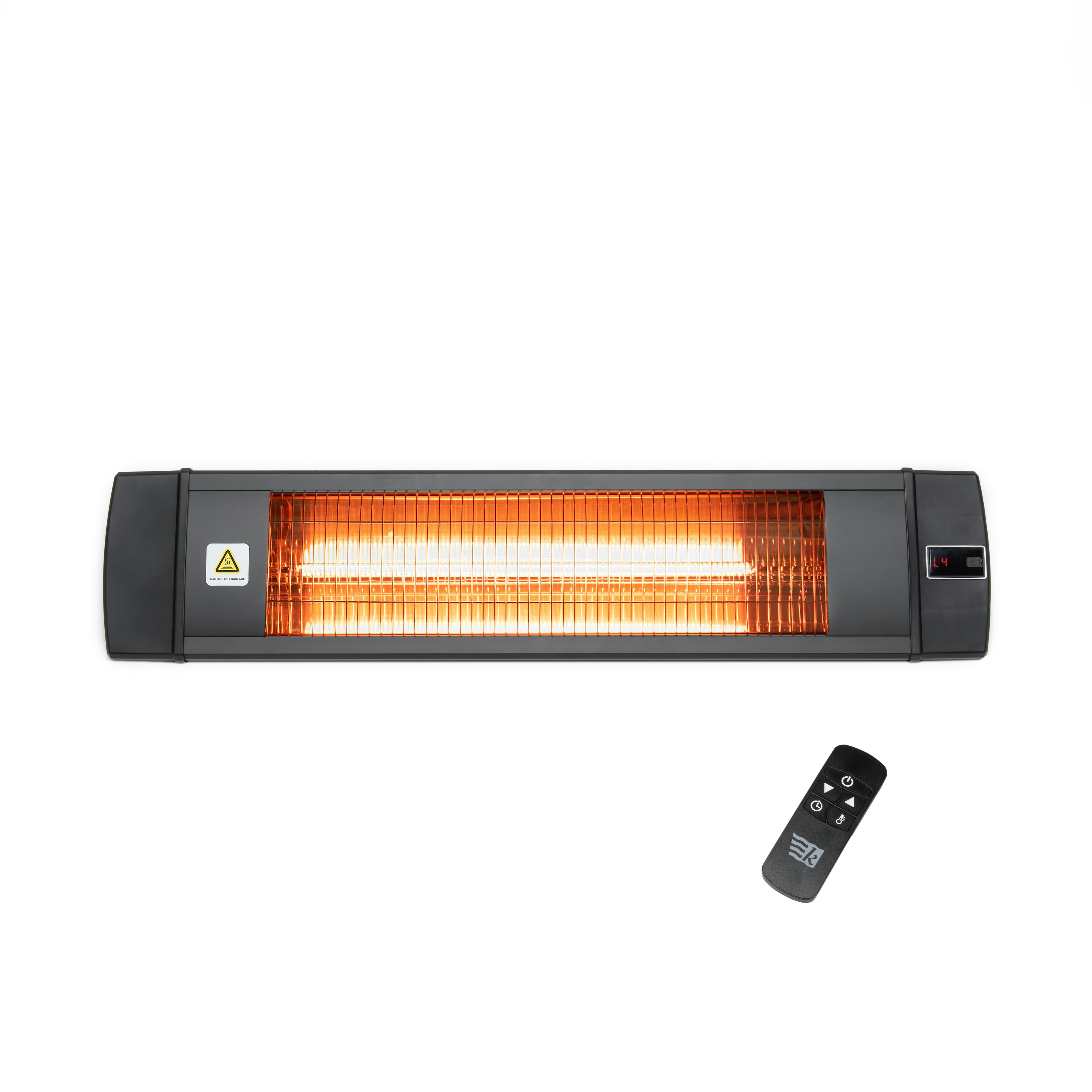 Infravärme Gnosjö Klimatprodukter 3013.200 Svart med Fjärrkontroll