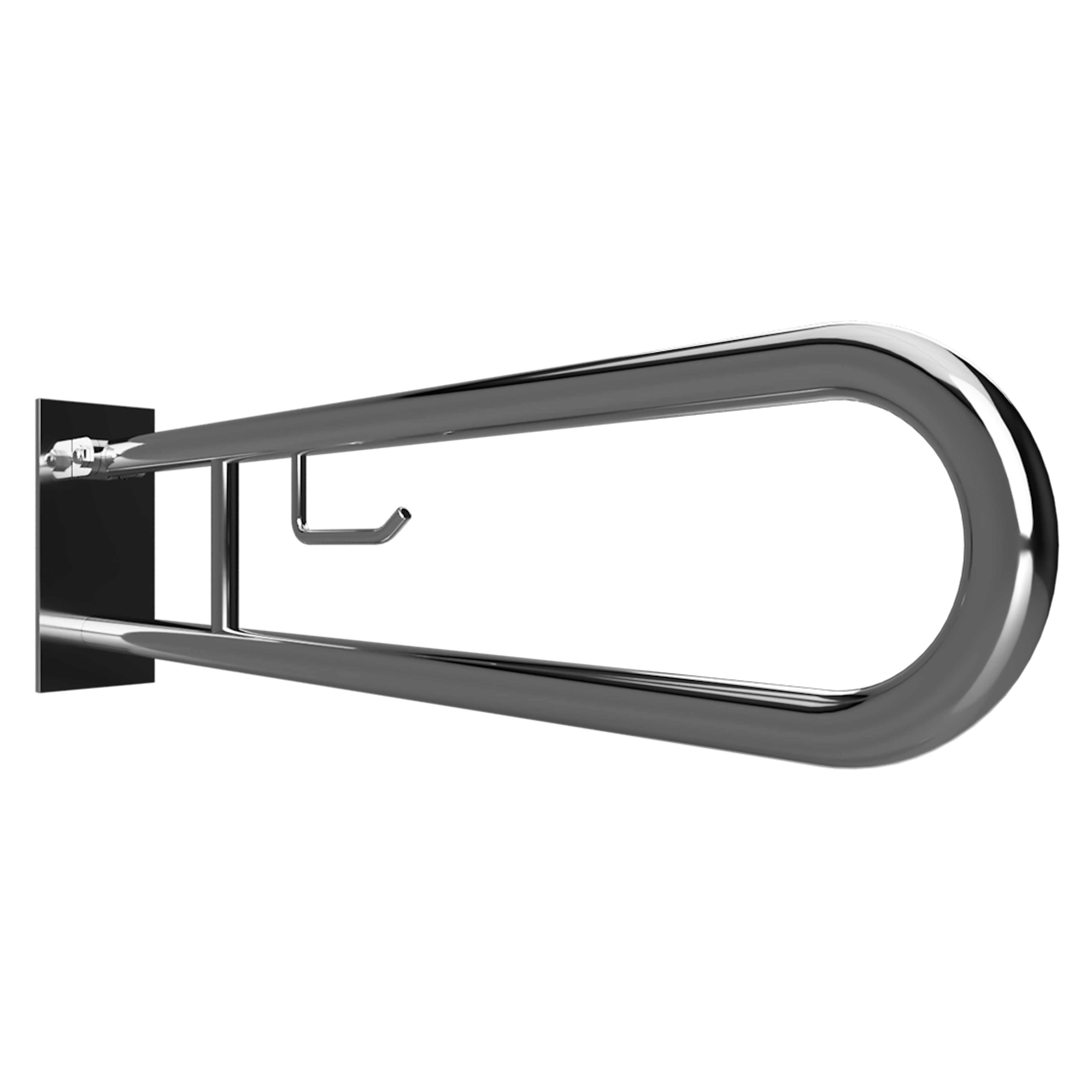 Stödhandtag Bemeta Help Med toalettpappershållare 829 mm