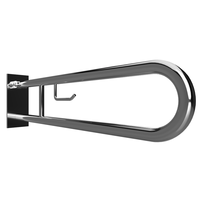 Stödhandtag Bemeta Help Med toalettpappershållare 829 mm