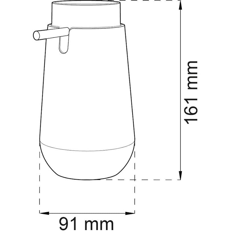 Tvålpump Habo Acacia Svart