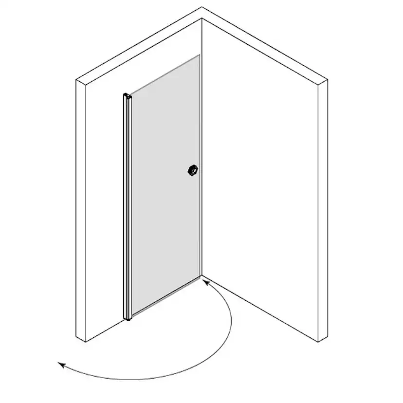 Duschdörr Hietakari Forma 302 Vändbar