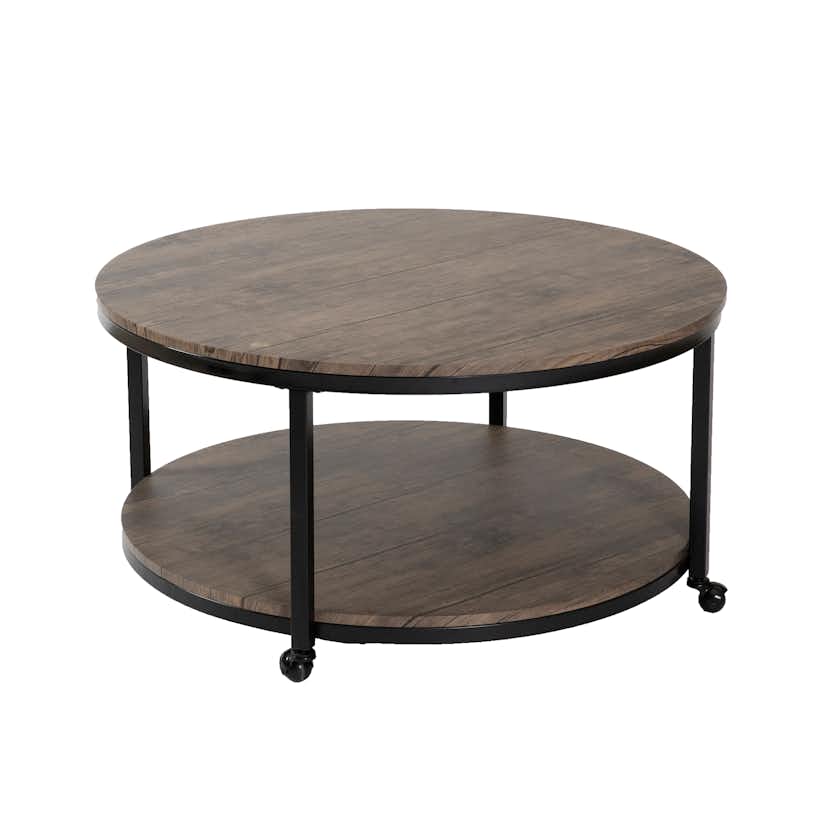 Soffbord Stenexpo Wellington Runt Vardagsrumsbord i Naturfärg