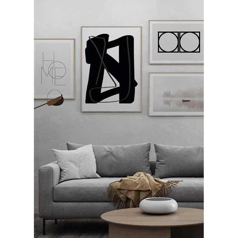 Poster Gallerix Noir Audacieux