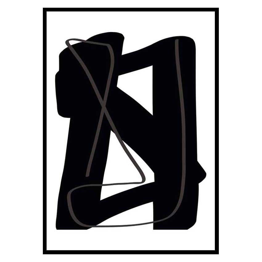 Poster Gallerix Noir Audacieux