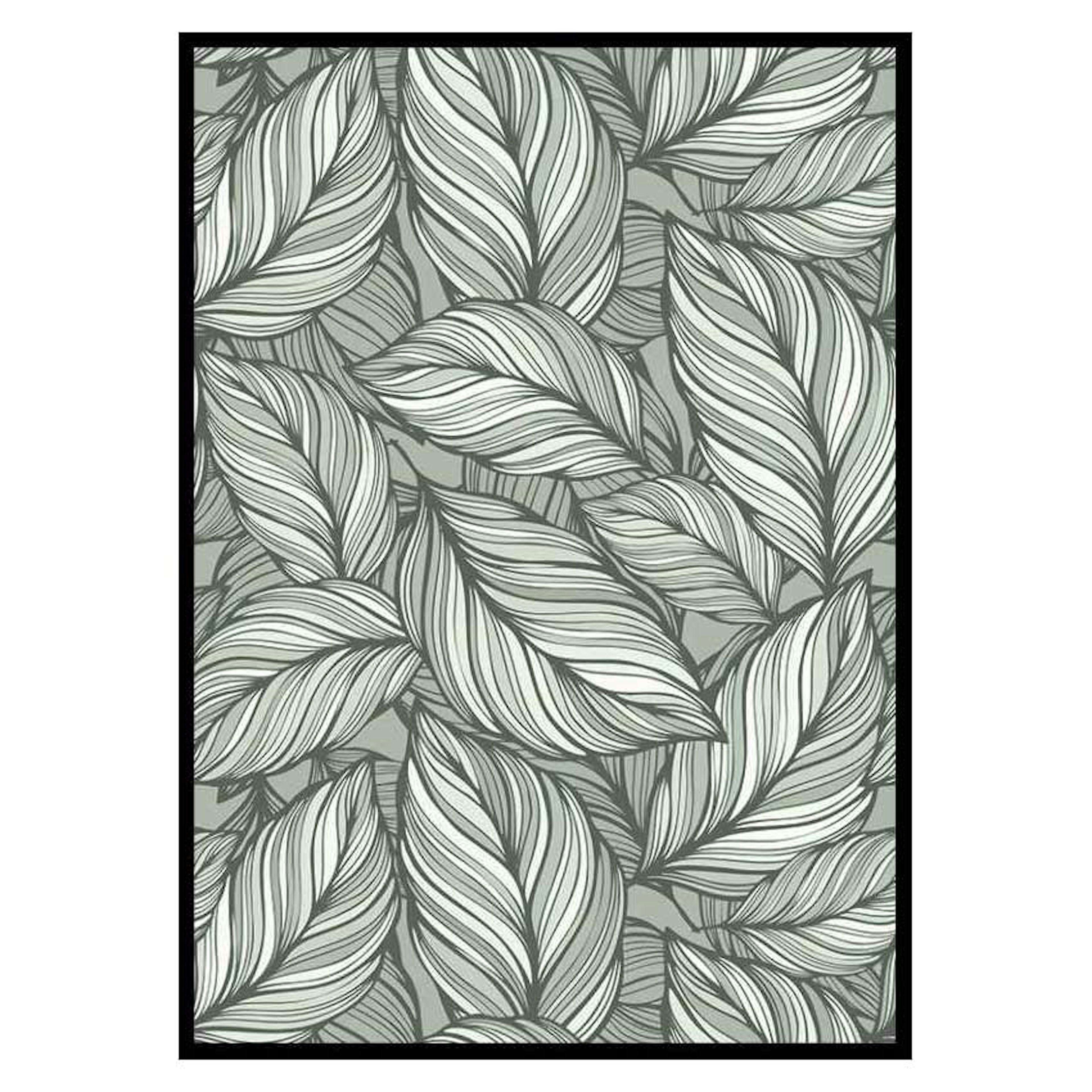 Poster Gallerix Leaf Pattern