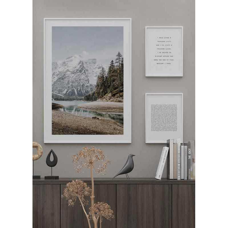 Poster Gallerix Lagi di Braies Italy