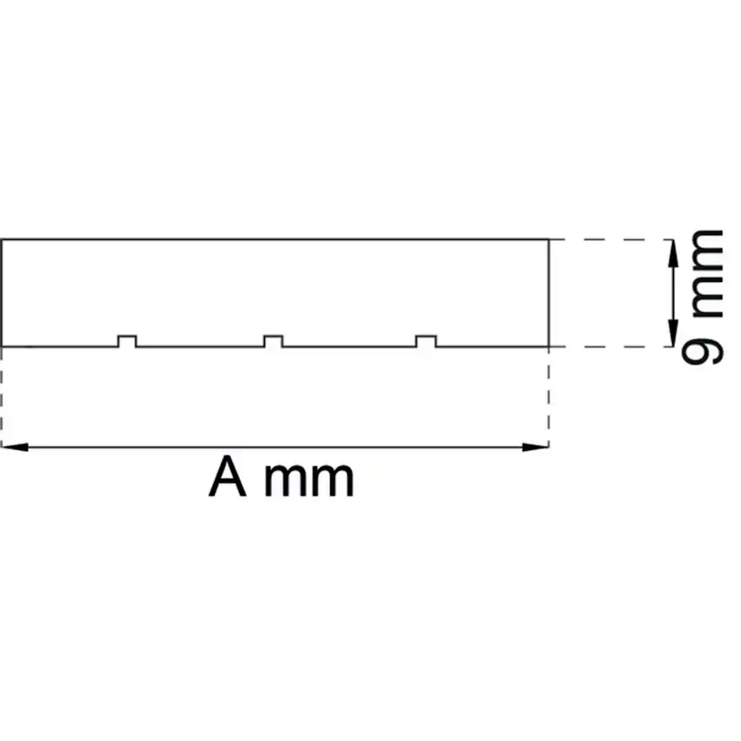 Dörrtröskel Habo Ekerö Ek 75 mm