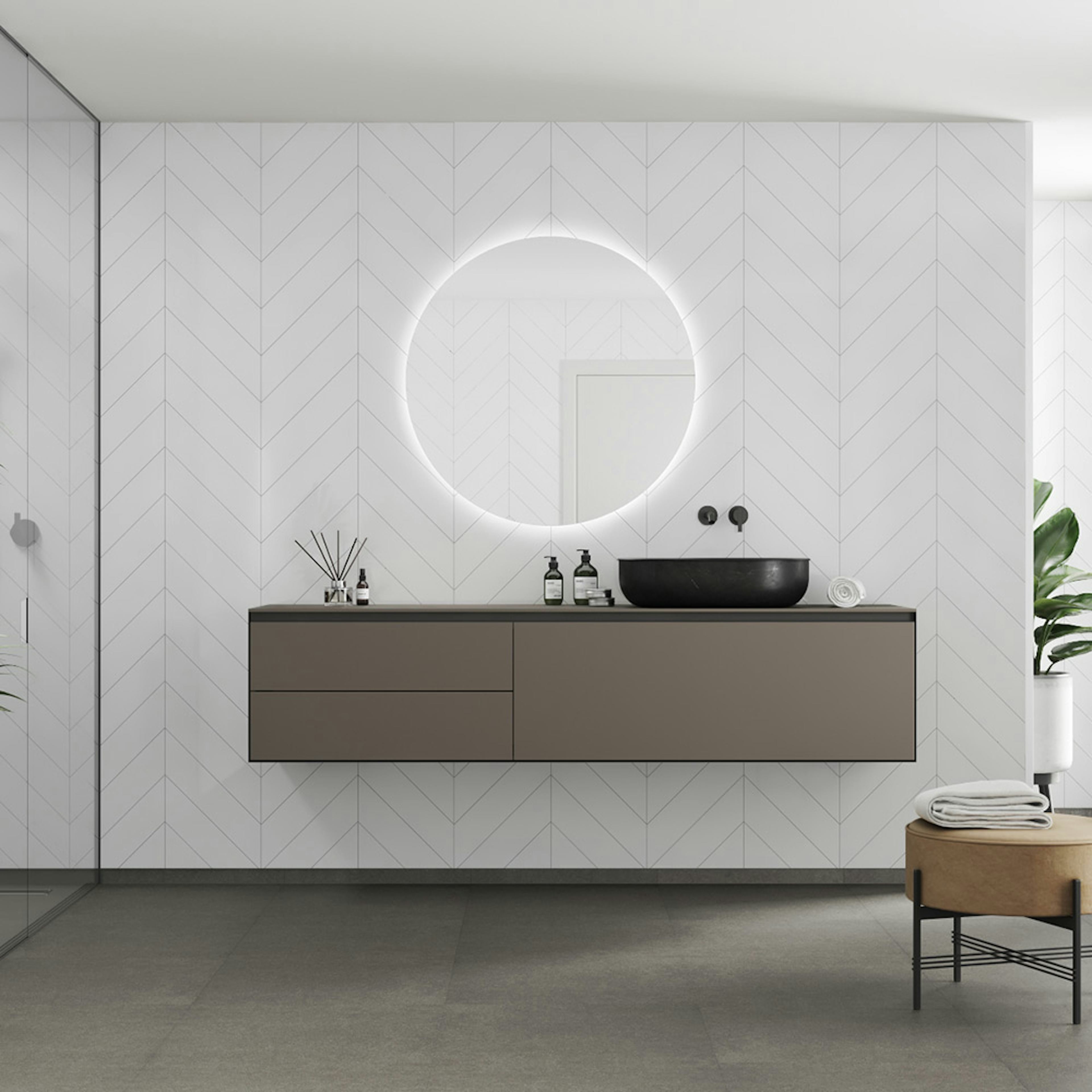 Våtrumsskiva Fibo 3091-M78 HG Denver White 10x620x2400 mm