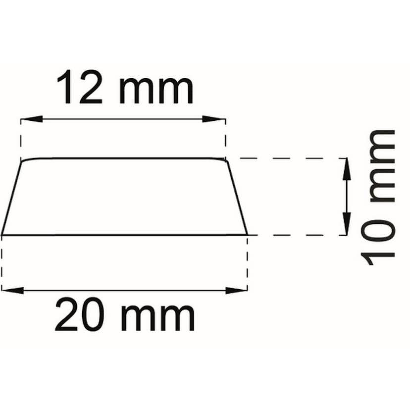 Buffert Habo 20x10mm