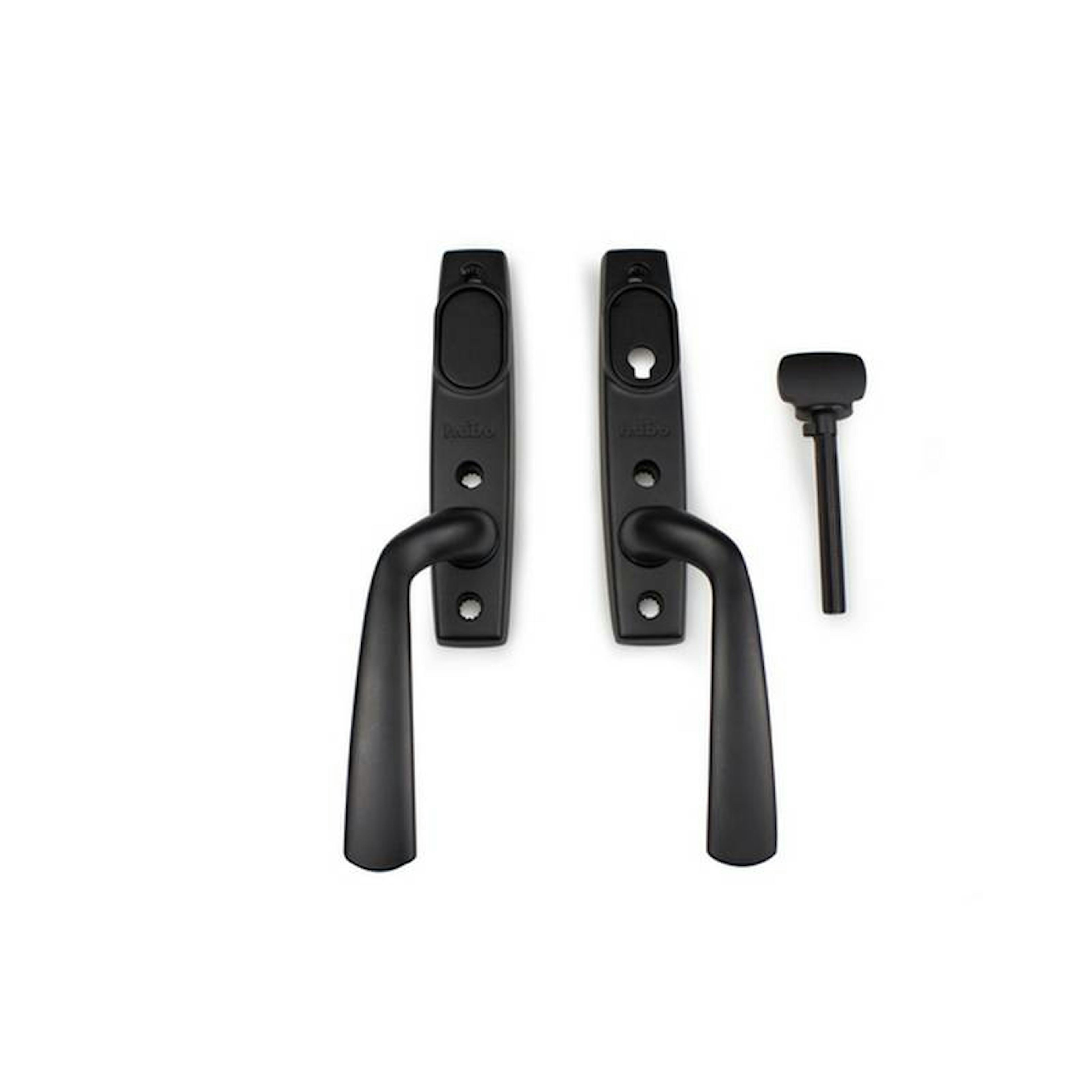 Handtag Habo Copenhagen Terassdörrhandtag inkl Långskylt Vändbart