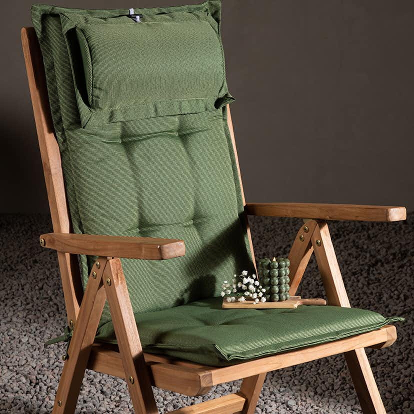 Positionsdyna Venture Home Olivgrön, Utomhus Användning, Bekväm Dyna för Positionsstol