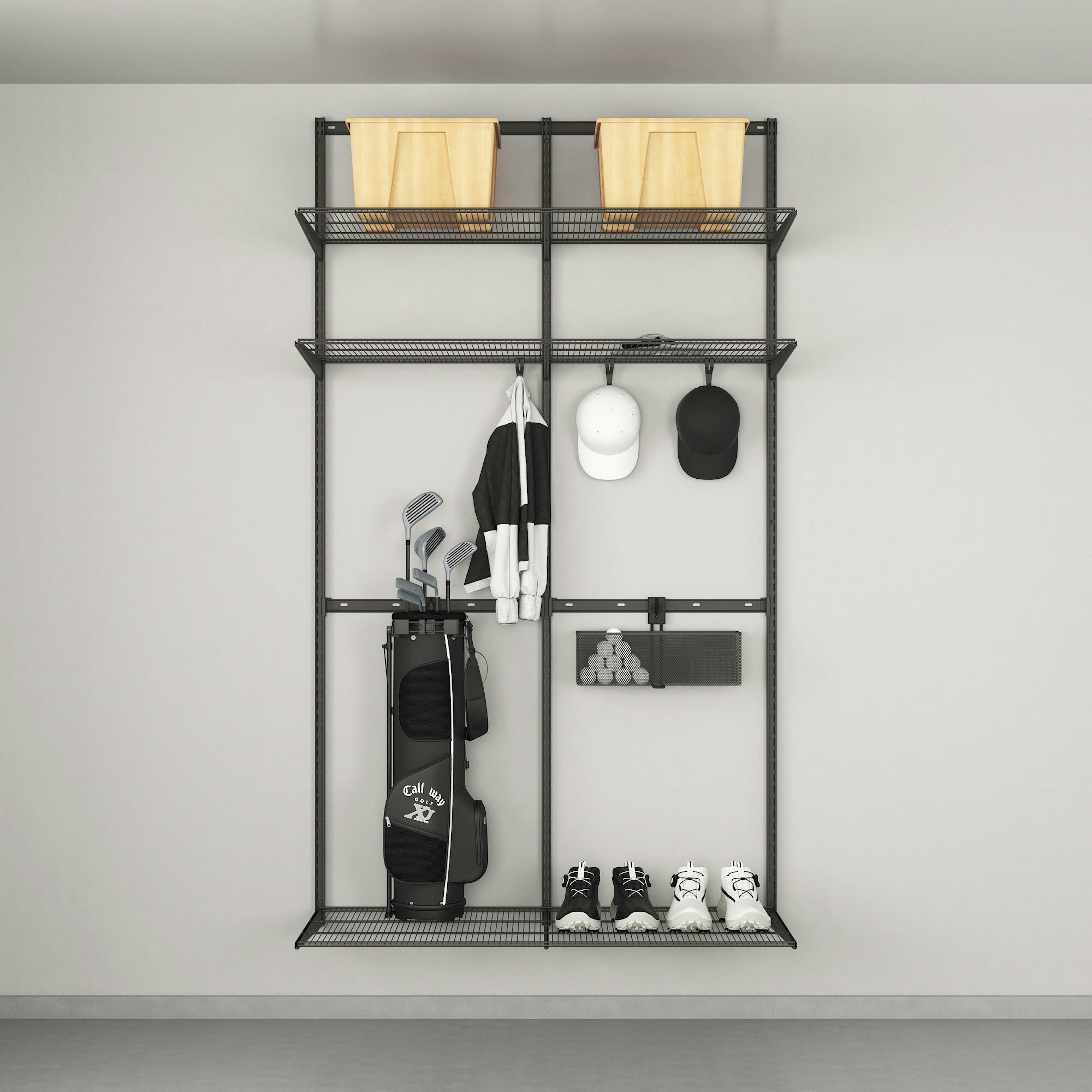 Golfförvaring Elfa Ready Solution 1 Garage+ B: 1248 mm