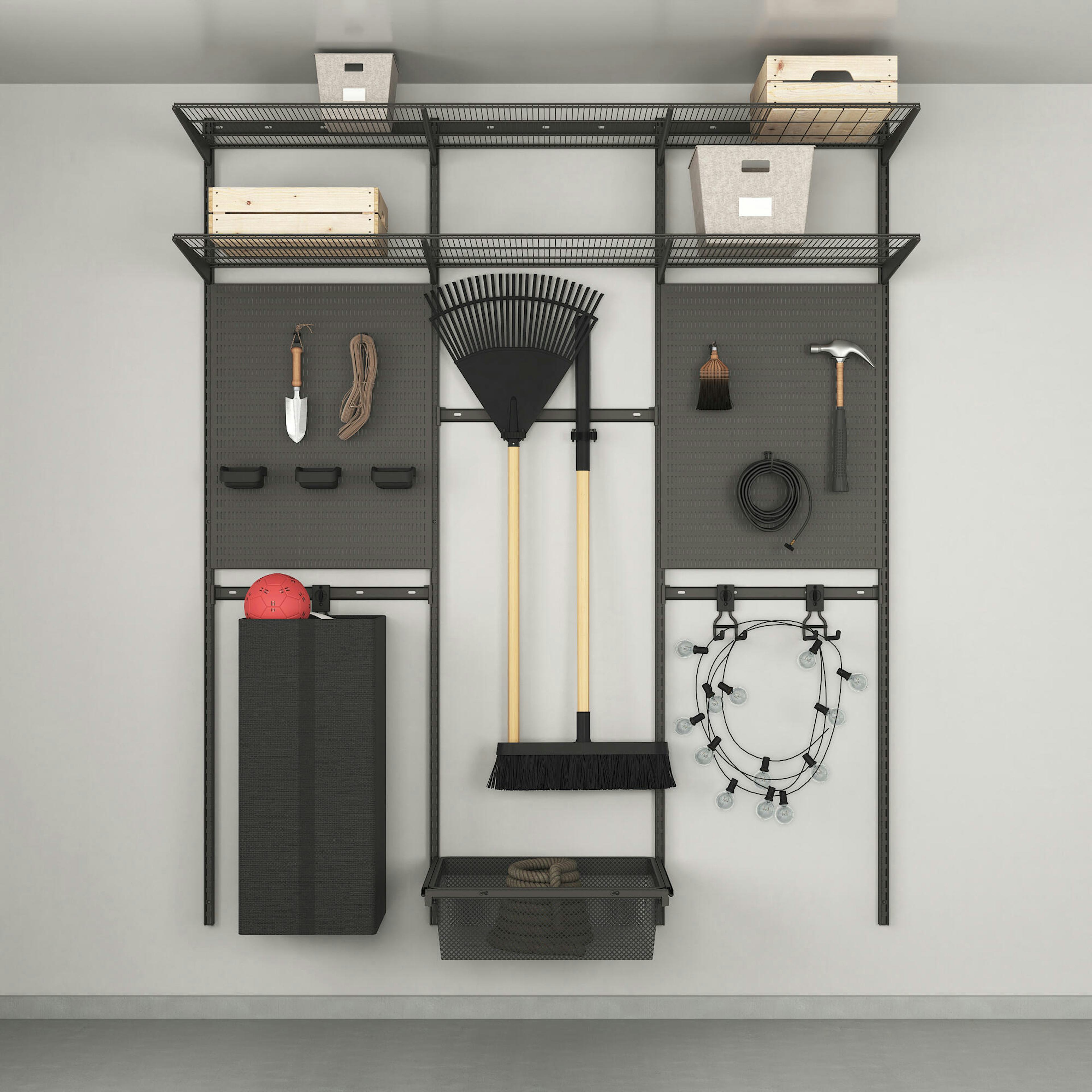 Trädgårdsförvaring Elfa Ready Solution 2 Garage+ B: 1855 mm