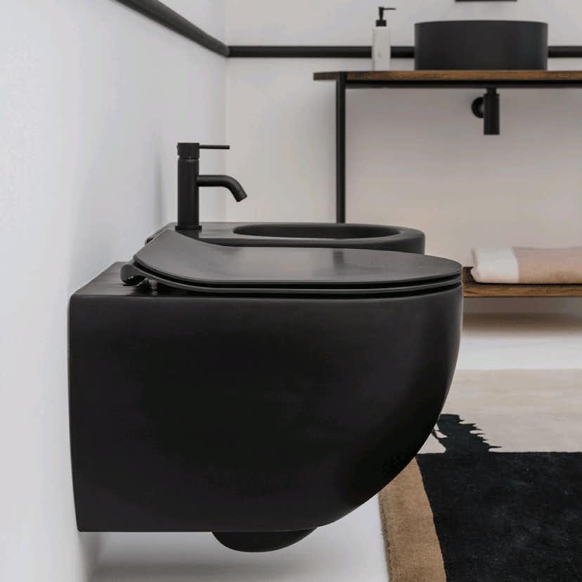 Vägghängd Toalettstol Lavabo Glomp Mini Rimless