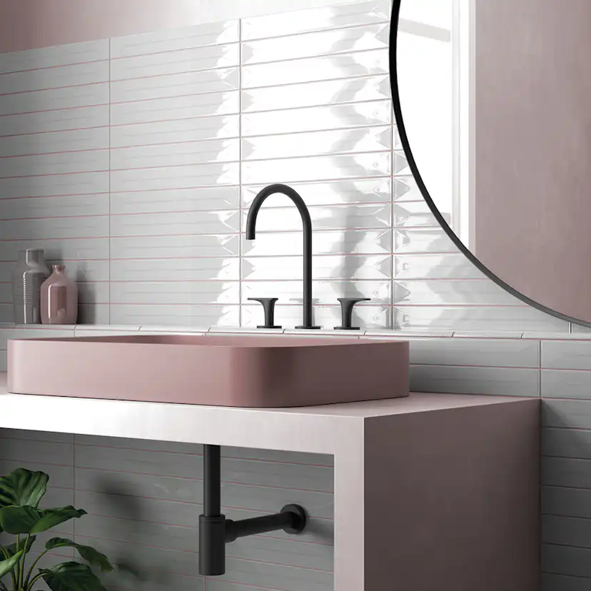 Klinker Lhådös Vitral Dekor Light Grey 5x40 cm