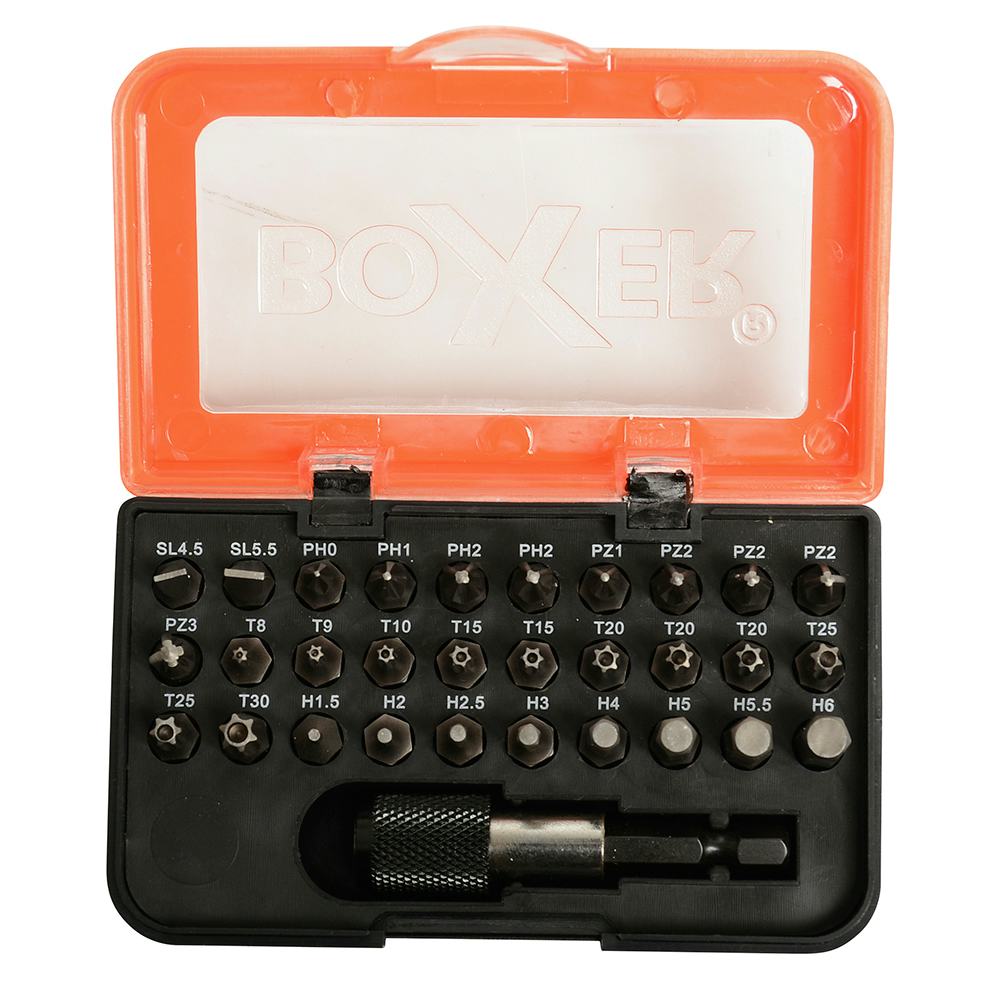 Bitsats Boxer 31-delar S2-stål