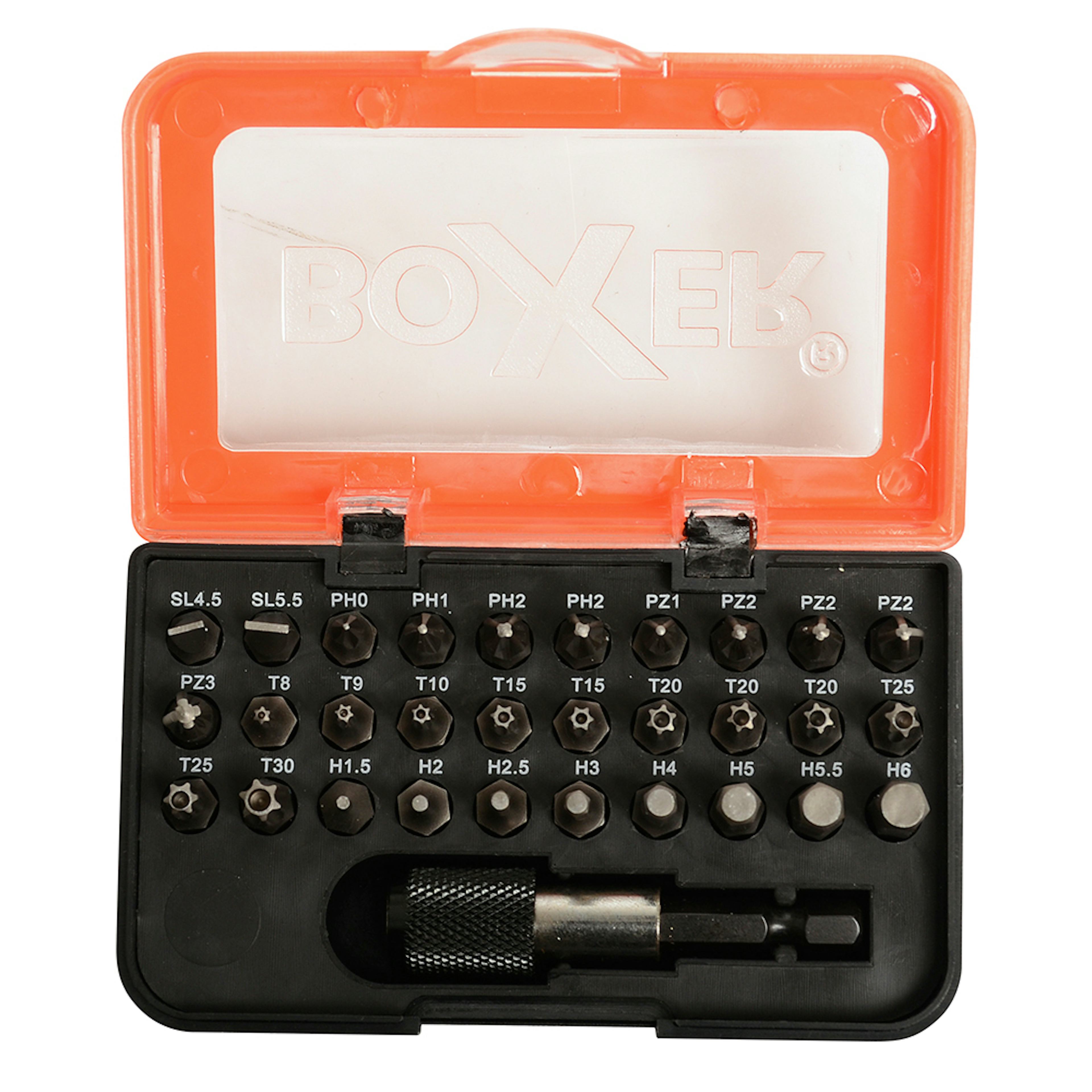 Bitsats Boxer 31-delar S2-stål