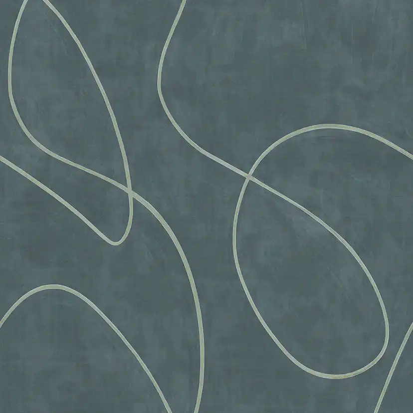 Fototapet Eijffinger Artifact väggbild Painted Lines Indigo 312487