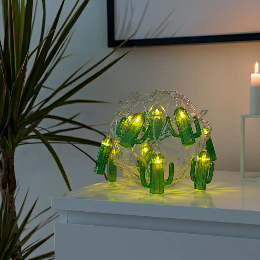 Ljusslinga Gnosjö Konstsmide Kaktusar 10