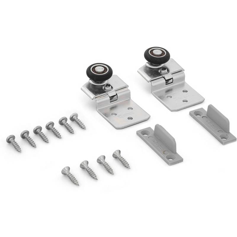Beslagssats Habo SF-30 Komplett Hjultsats för Skjutdörrsskena SF-30