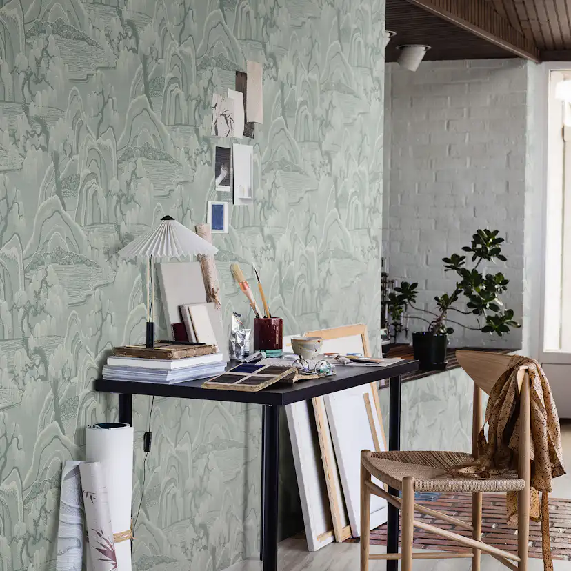 Tapet Boråstapeter Eastern Simplicity Indigo Garden 3131