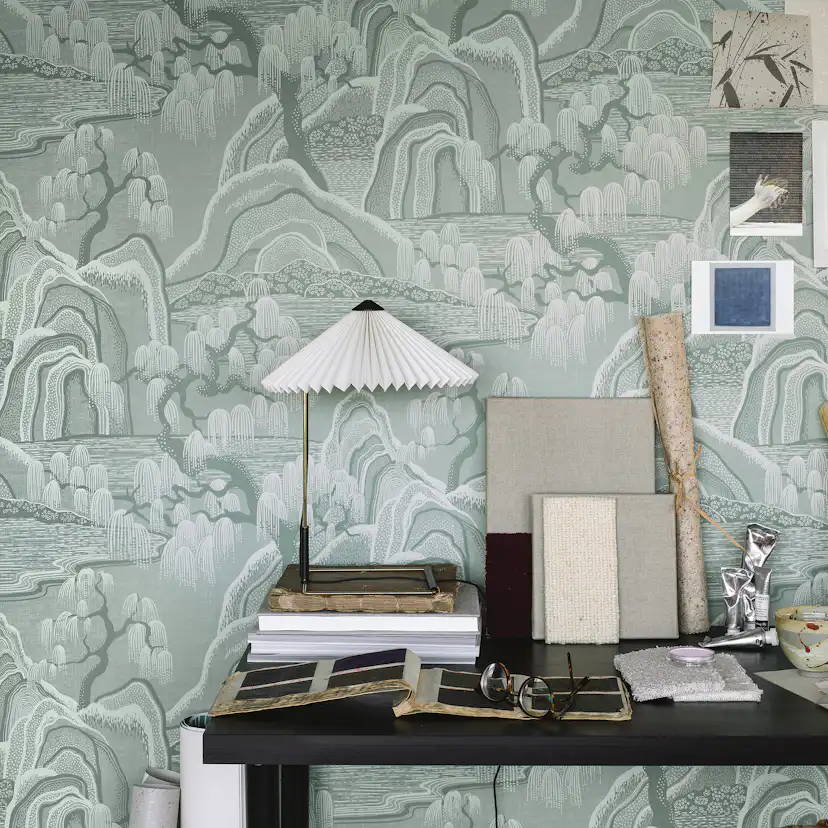 Tapet Boråstapeter Eastern Simplicity Indigo Garden 3131