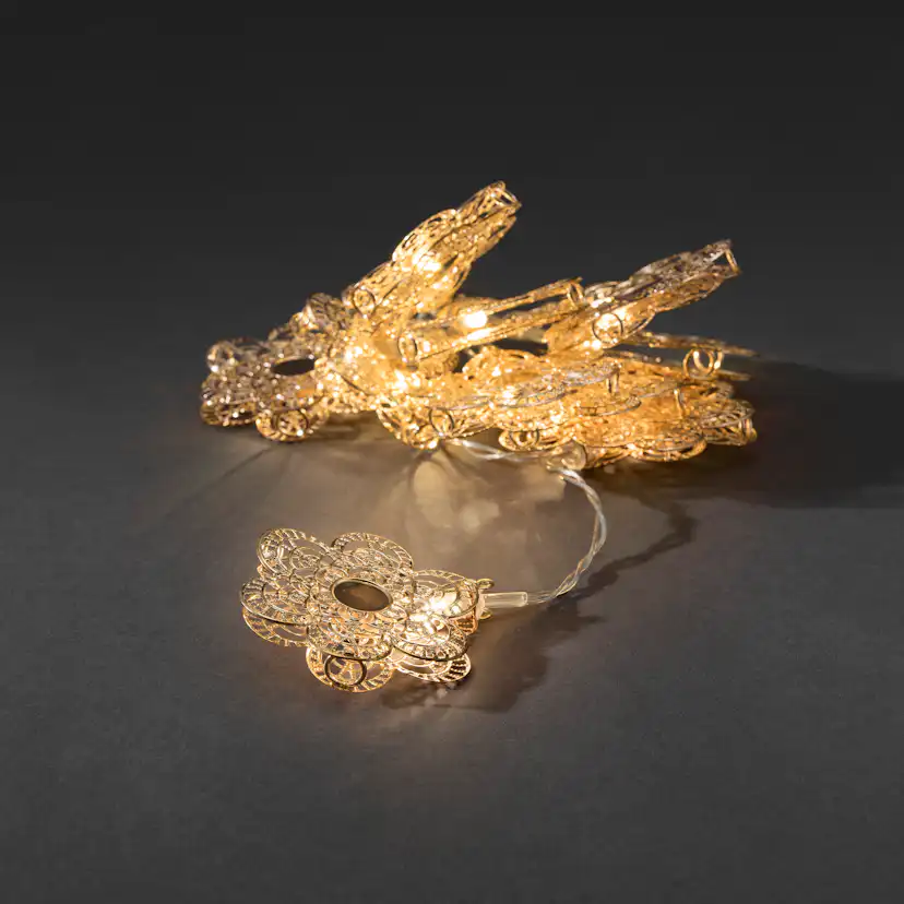 Ljusslinga Gnosjö Konstsmide Metallblommor