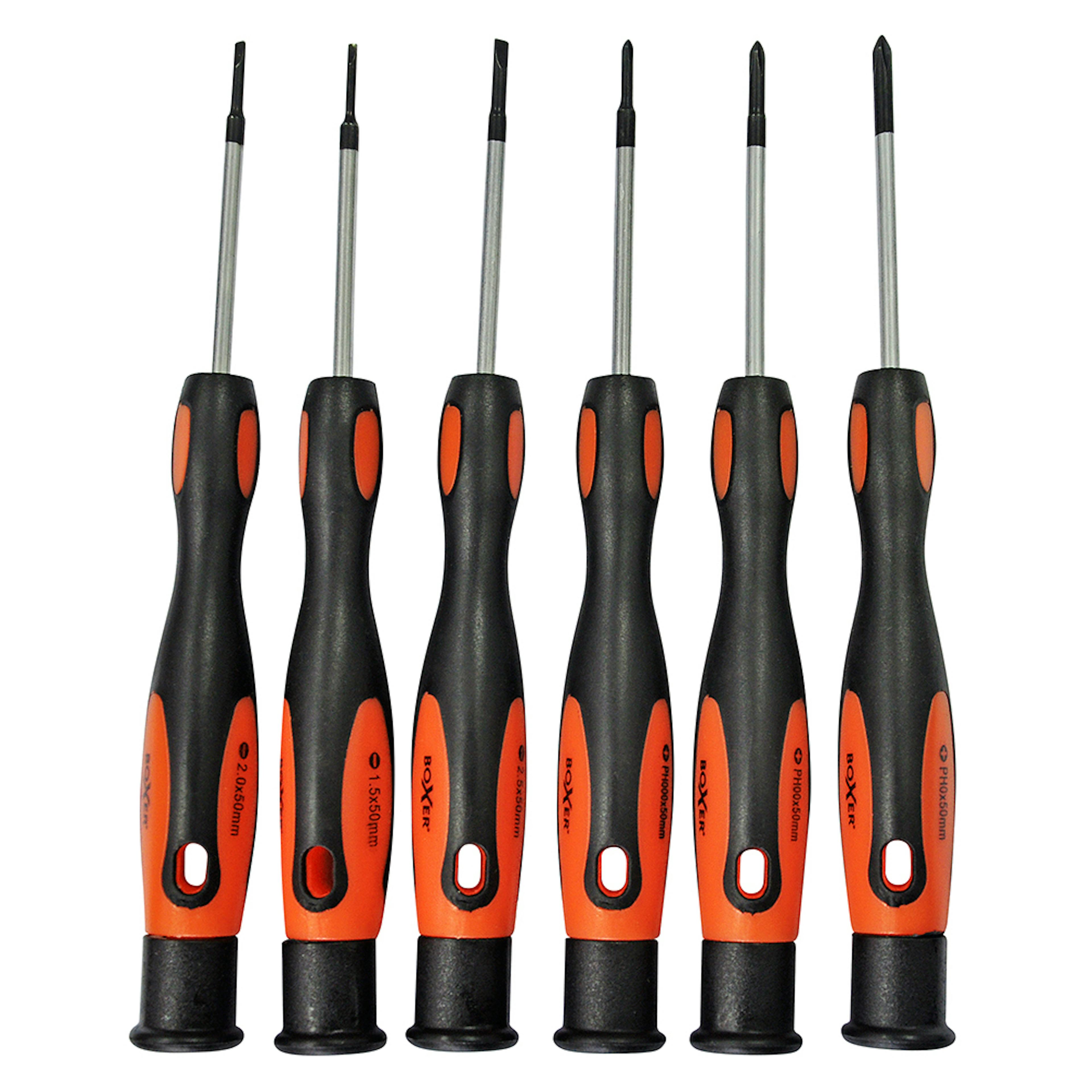Set Boxer Med Precisionsskruvdragare 6-delar