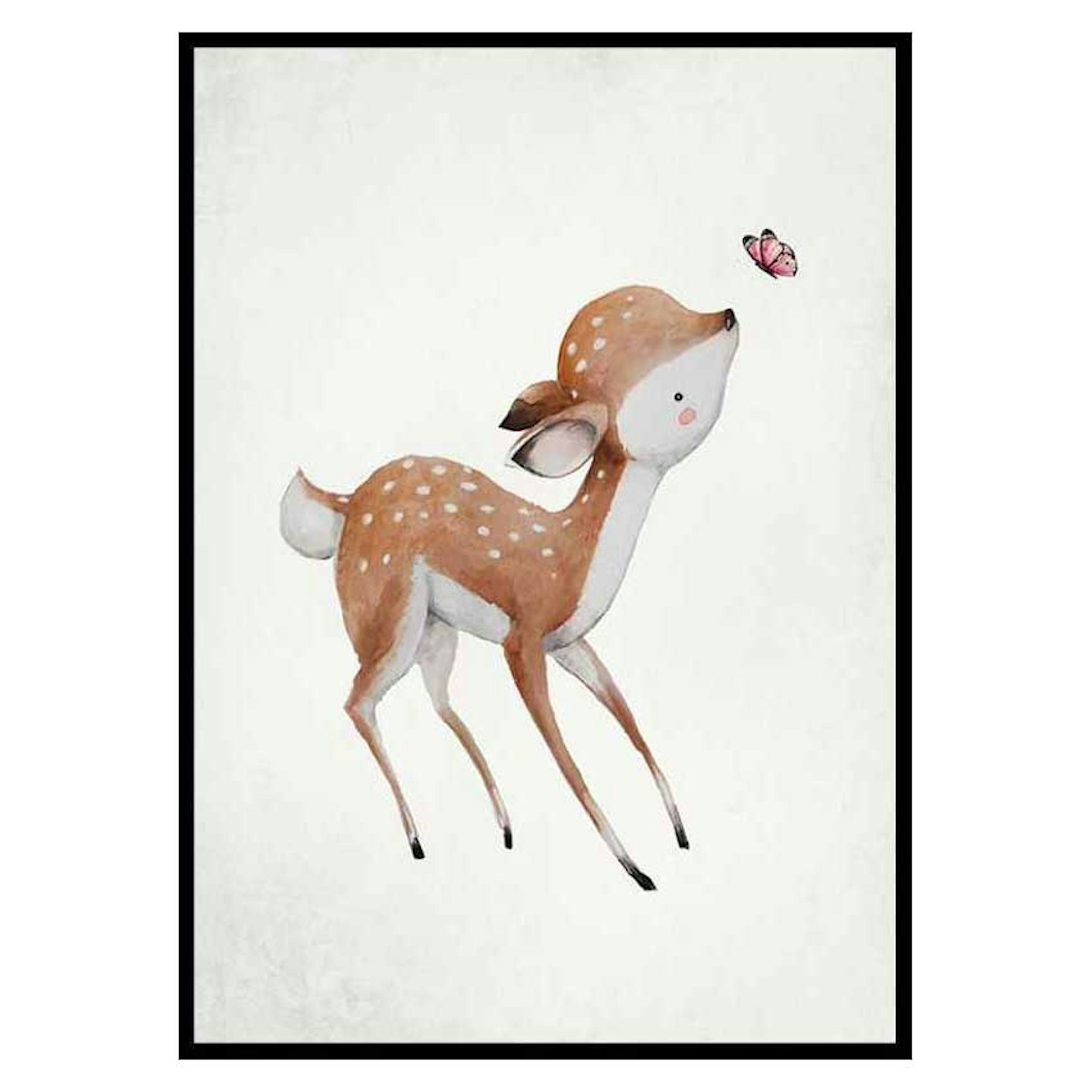 Poster Gallerix Watercolor Deer