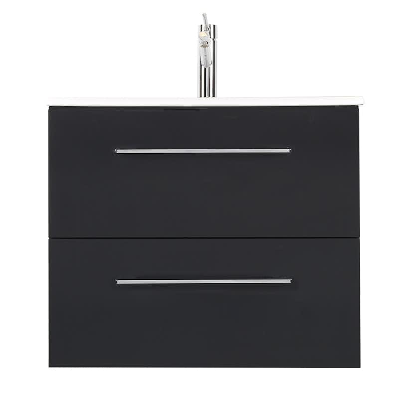 Tvättställsskåp Arredo Spirit Svart