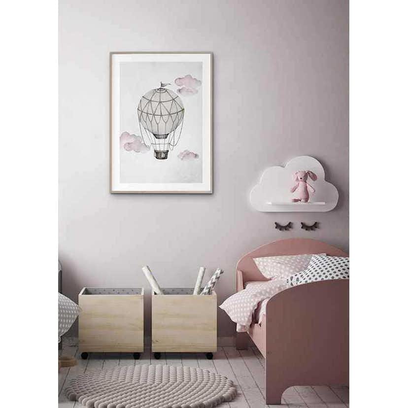 Poster Gallerix Watercolor Hot Air Balloon
