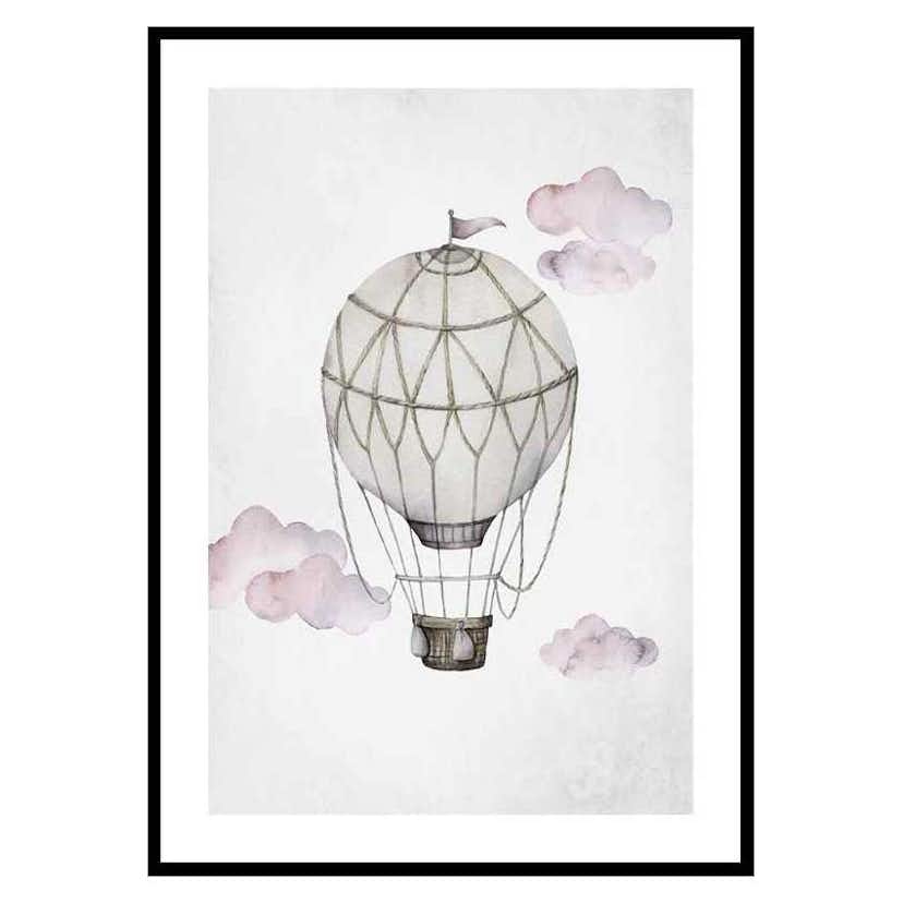 Poster Gallerix Watercolor Hot Air Balloon