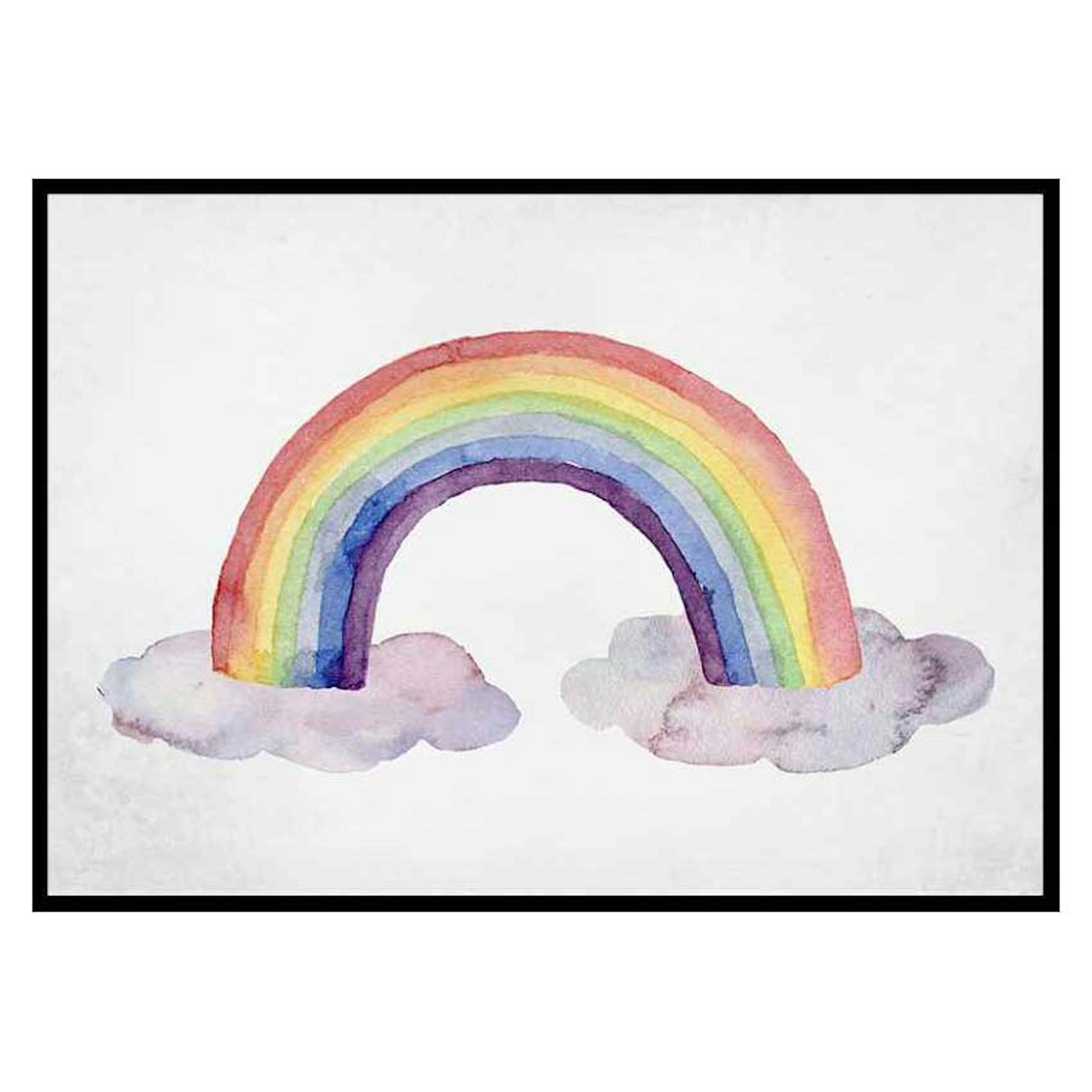 Poster Gallerix Watercolor Rainbow