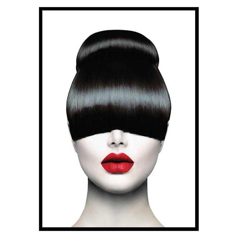 Poster Gallerix Red Lips Hair Cut