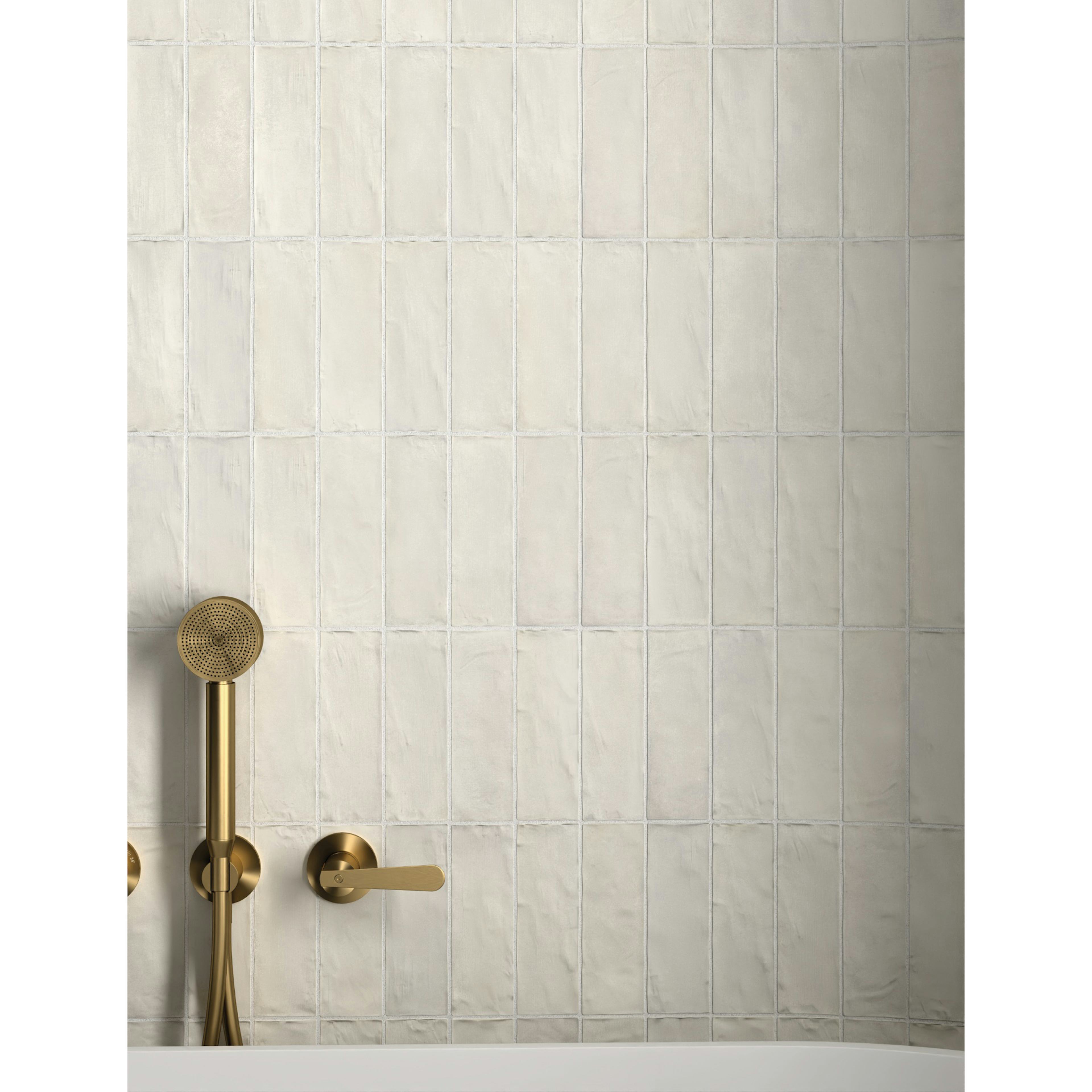 Kakel Lhådös Sandy Silca White 6,5x20