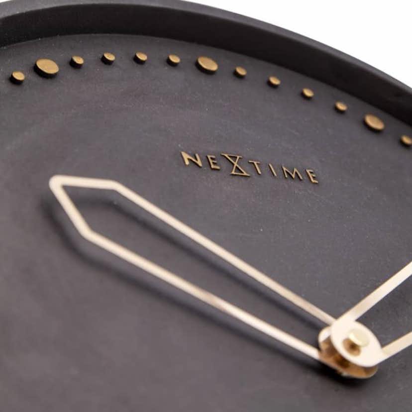 Väggklocka NeXtime Cross Guld