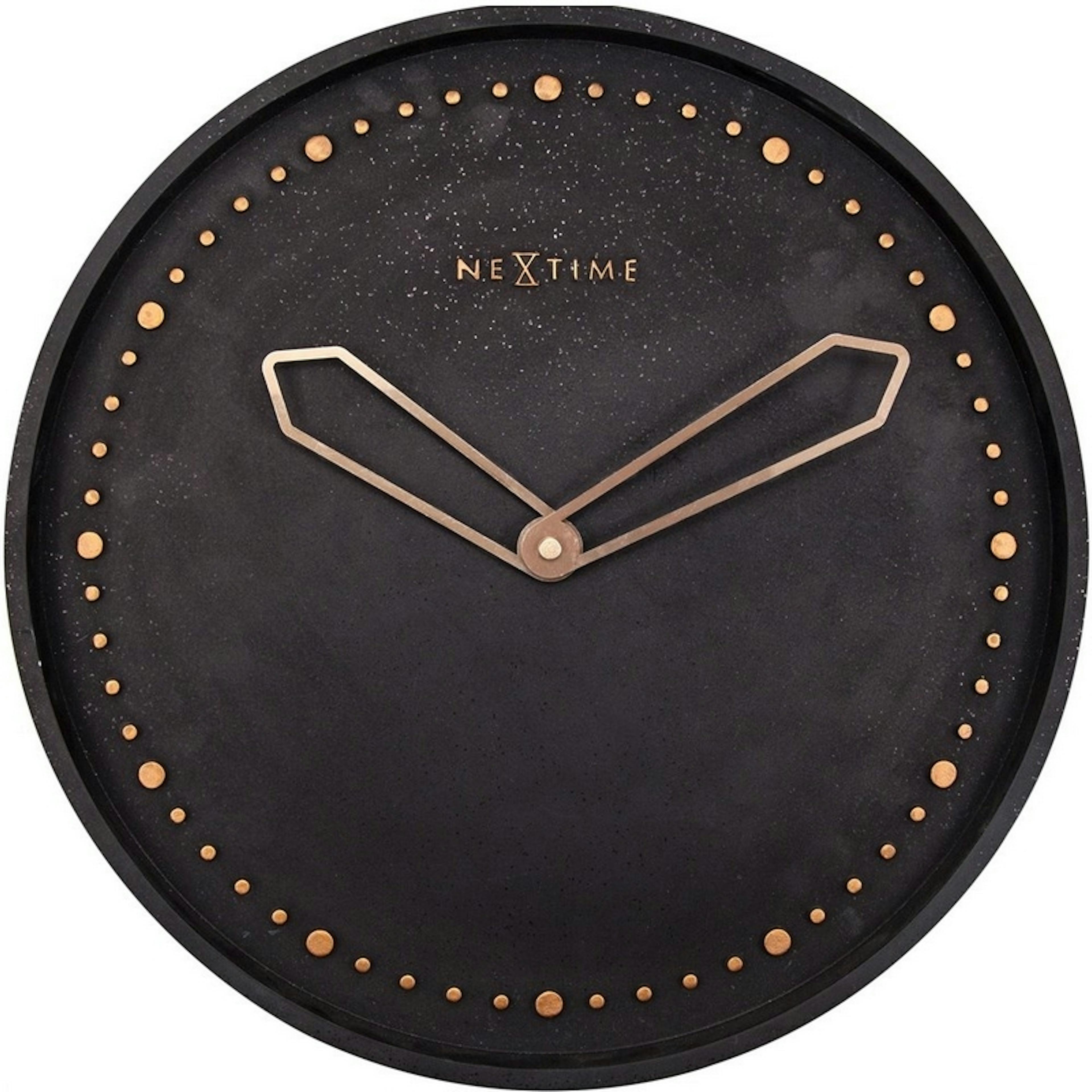 Väggklocka NeXtime Cross Guld