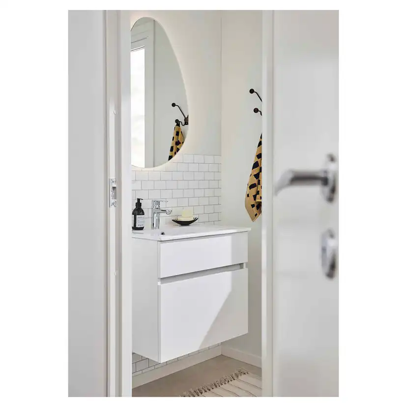 Tvättställsskåp Noro Nova Vit Med Tvättställ