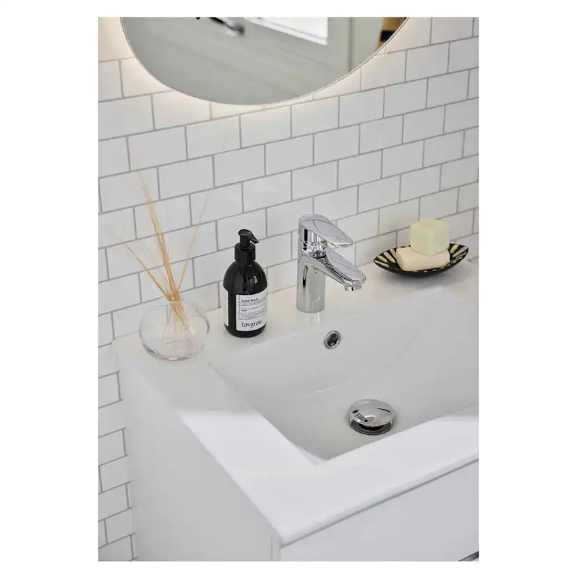 Tvättställsskåp Noro Nova Vit Med Tvättställ