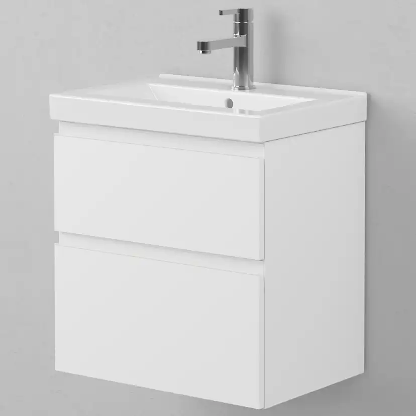 Tvättställsskåp INR Viskan Grip med 2 Lådor