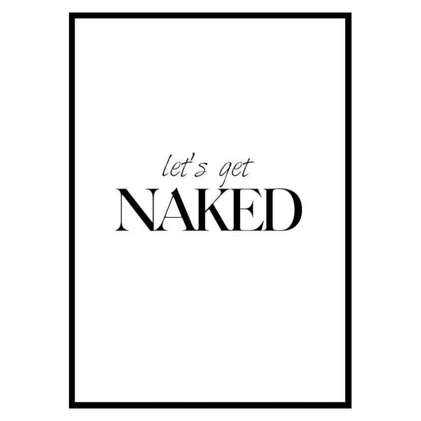 Poster Gallerix Lets Get Naked