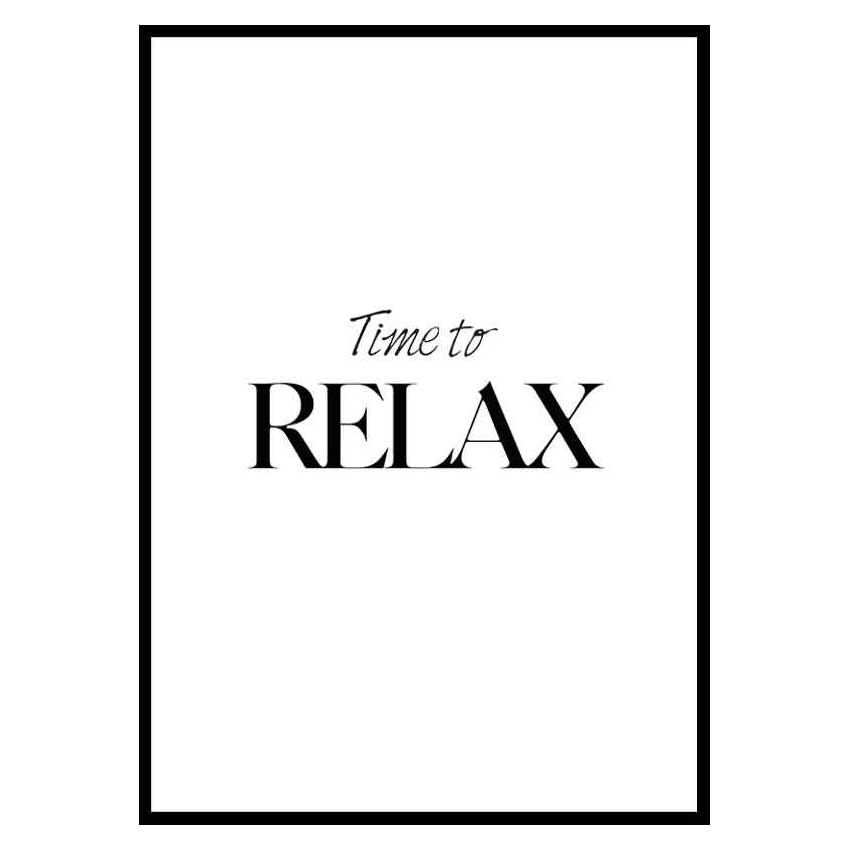 Poster Gallerix Time To Relax No2