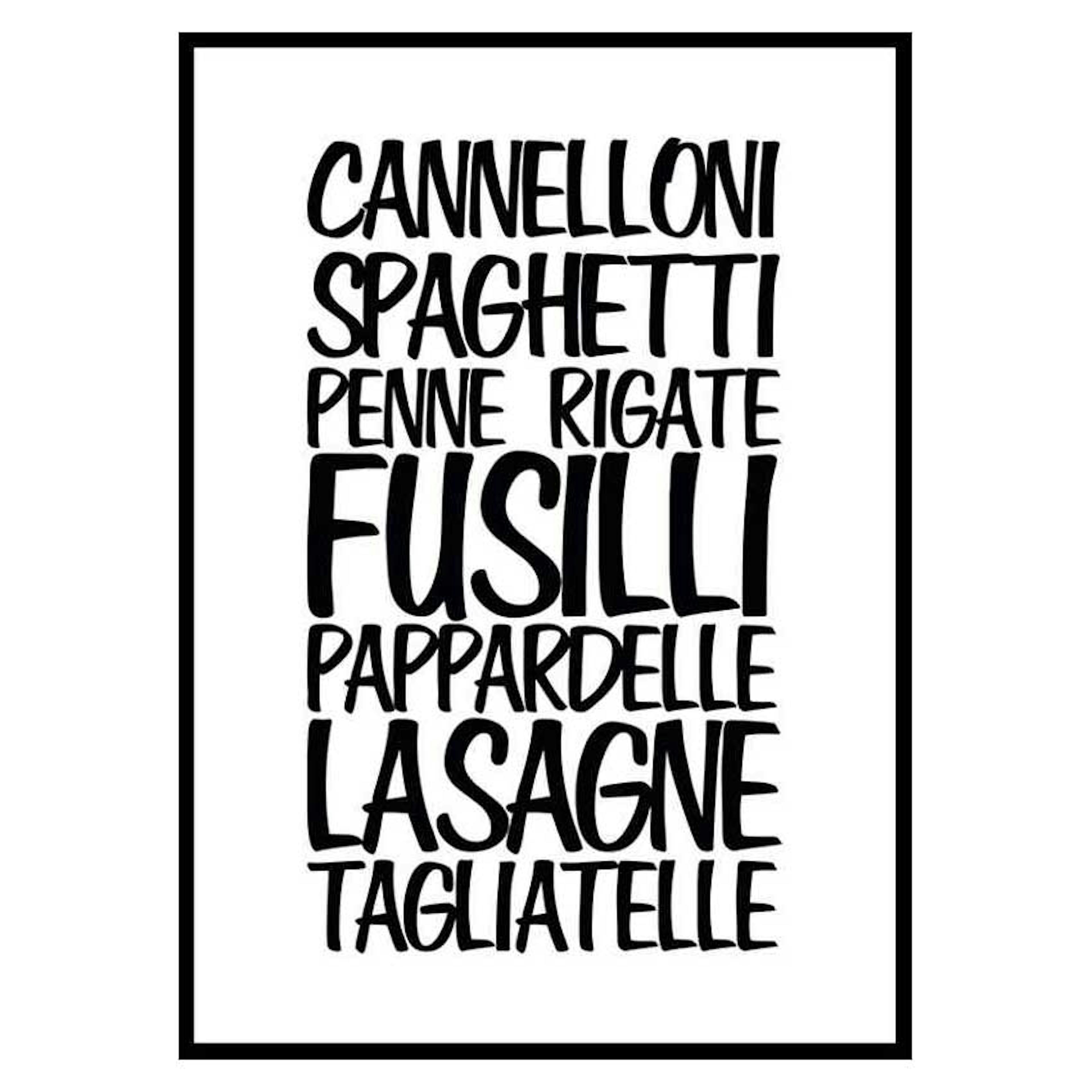 Poster Gallerix Pasta