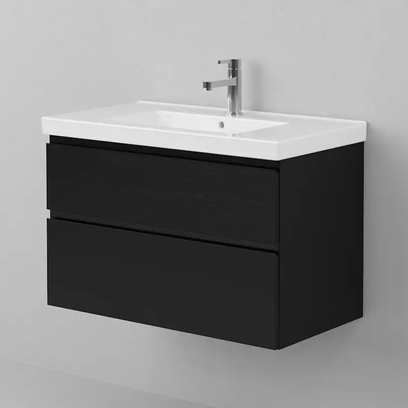 Tvättställsskåp INR Viskan Grip med 2 Lådor