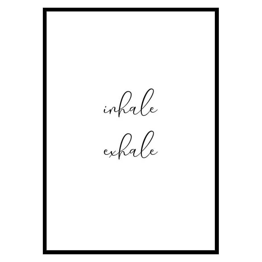 Poster Gallerix Inhale Exhale